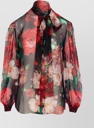 Dolce & Gabbana silk printed blouse