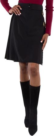 Burberry Belted-Waist Midi Skirt, Brand Size 10 (US Size 8)