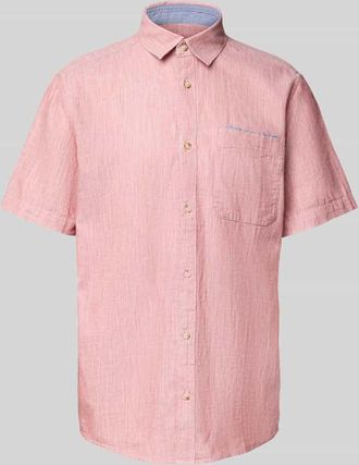 Tom Tailor Regular Fit Freizeithemd aus reiner Baumwolle in Hellrot, Größe XXXL