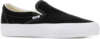Vans Unisex Black Canvas Reissue Slip Ons Lxblackwhite Sneaker