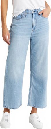 Rag & Bone Lori Mid Rise Crop Jeans In Blue