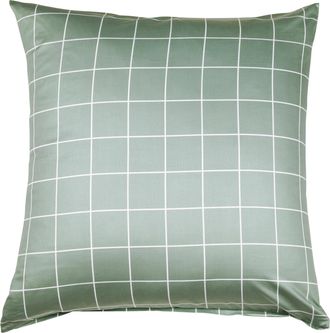 Janine Kissenbezug »modernclassic 39025, Mako-Satin aus 100% Baumwolle« mit Reissverschluss, in Gr. 40x80 oder 80x80 cm, mit Karos und Streifen