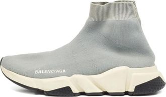 Balenciaga 2024 Speed sock-knit sneakers - women - Rubber/Fabric/Fabric - 39 - Grey