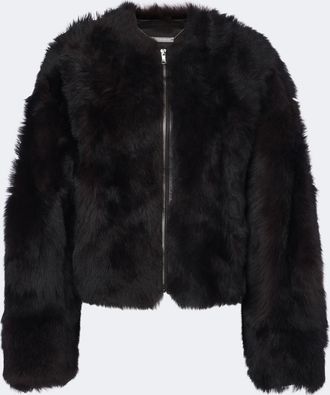 Nour Hammour Dianne shearling jacket