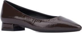 Aquatalia Penina WeatherproofFlat in Mocha Patent at Nordstrom Rack, Size 10.5