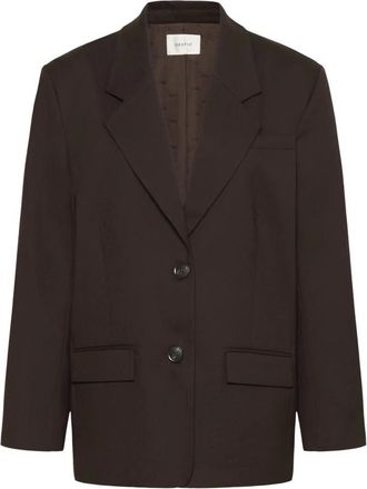Gestuz GZpaula Blazer - Dames - Jassen - Bruin - Maat: XS Leer