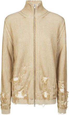 Maison Margiela Sports Jacket - Heren - Vesten met rits - Beige - L - Hoodies & sweatvesten