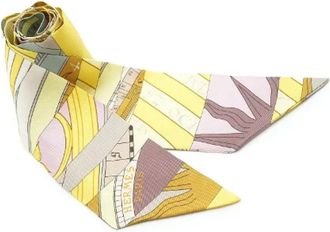 Hermès Pre-owned Scarves, female, Multicolor, Size: ONE SIZE Pre-owned Silk scarves