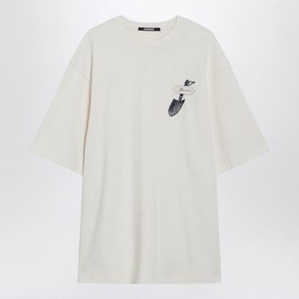 Jacquemus Elfenbein Schaufel T-Shirt