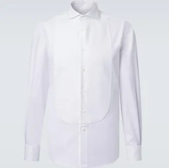 Brunello Cucinelli Cotton tuxedo shirt