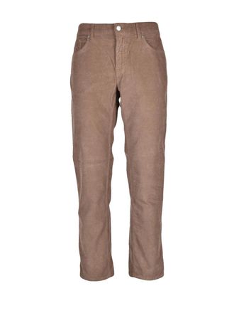 Department Five Brown Corduroy Pants with Classic 5-Pocket Design