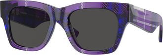 Burberry BE4424F Asian Fit 411387 Womens Sunglasses Purple Size 52