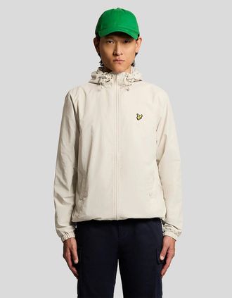 Lyle & Scott Lyle And Scott Mens Water Resistant Hooded Jacket - Grey - Size: 44/Regular