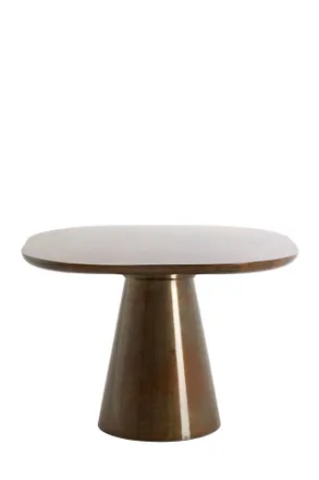 Light & Living Mesa Auxiliar Color Bronce De Metal Elegante Light & Living Abala