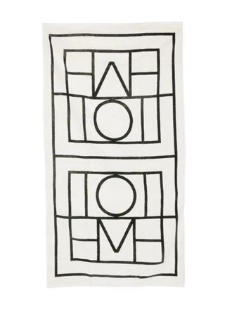 Toteme Beach Towel With Jacquard Logo