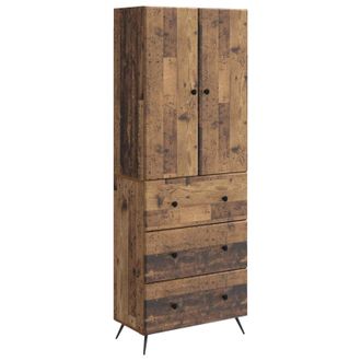 vidaXL Juego De Armarios 2 Uds. 66 X 34,5 X 90 Cm Madera De Ingenier&iacute;a Vidaxl