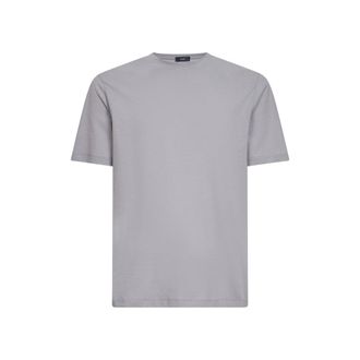 Herno T-Shirts, male, Gray, Size: 3XL Crewneck T-Shirt