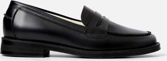 Duke + Dexter Duke + Dexter, Womens Wilde Black Penny Loafer - Womens, Size 3
