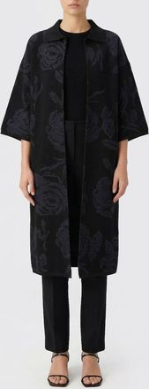Liviana Conti Cappotto Andrew Liviana Conti in misto viscosa con motivo jacquard