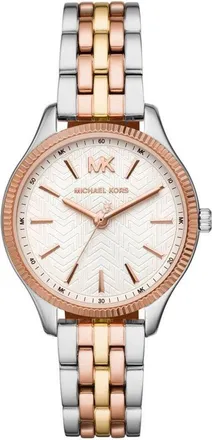 Michael Kors MK6642 Womens Watch - Silver & Rose Gold Stainless Steel - One Size
