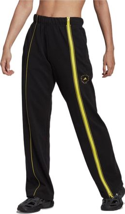 adidas (WMNS) adidas by Stella McCartney Sportswear Track Tracksuit Bottoms Asia Sizing Black Yellow HT0086