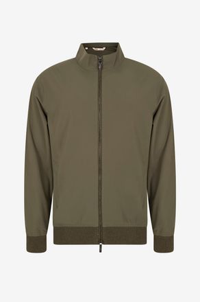 Maurizio Baldassari Kurzer Blouson mit Stehkragen aus technischem Gewebe