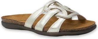Naot Liv Slide Sandal in Radiant Gold Leather at Nordstrom, Size 11Us
