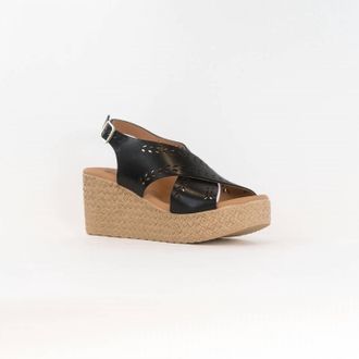 Eric Michael Womens Bobbie Sandal In Black