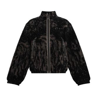 Roa Ewe Furry Jacket - Heren - Fleece jassen - Zwart - M - Polyester - Fitness