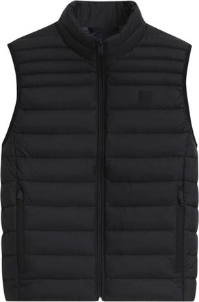HUGO BOSS Gevatte bodywarmer - Heren - Bodywarmers - Zwart - M - Jassen