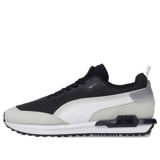 Puma City Rider Gradient Lace Up Black Grey 383703-03