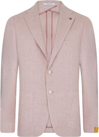 Tagliatore Montecarlo Blazer - Heren - Blazers - Roze - XL - Katoen - Jassen