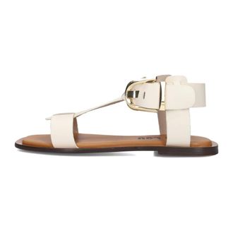 Bibi Lou Schoenen, Dames, Wit, 40 EU, Elegante Sandalen met Vierkante Neus
