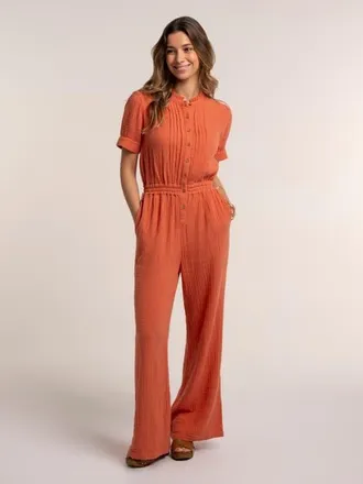 Brakeburn Angra Jumpsuit in Rust at Nordstrom, Size 12