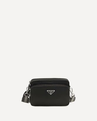 Prada Re-Nylon and Saffiano leather Shoulder Bag Male UNI