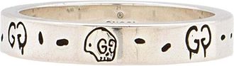 Gucci Sterling Silver Ghost Ring - Size 9 1/2 (Authentic Pre-Loved)