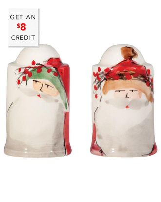 Vietri Vietri Old St. Nick Salt & Pepper With $9 Credit