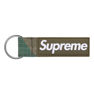 SUPREME Ripstop Keychain SS24 Olive SUP-SS24-2665