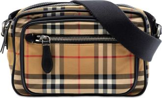 Burberry Pre-owned Burberry House Check Nylon Paddy Crossbody Ladies X9K5621R2TODXAUR