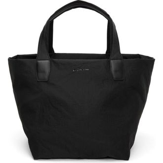 VeeCollective Medium Porter Essence Recycled Paper Nylon Tote in Bk Paper Blk at Nordstrom