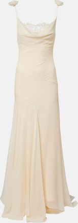 De La Vali Sposa - Abito lungo Dia in chiffon di seta