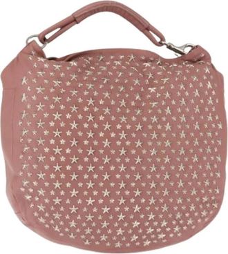 Jimmy Choo London Pre-owned Leren Handtas - Dames - Vintage Handtas - Roze - ONE Size - Leer - Vintage