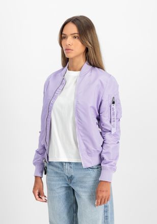 Alpha Industries Bomberjacke ALPHA INDUSTRIES MA-1 VF Light W, Damen, Gr. XS, lila (pale violet), Obermaterial: 100% Nylon, Futter: 100% Nylon, Jacken Bomberjacke