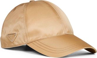 Prada Mens Baseball Cap Re-Nylon Beige Recycled Polyamide Hat
