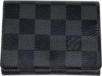 Louis Vuitton Pre-owned Wallets, male, Black, Size: ONE SIZE Pre-owned Card case