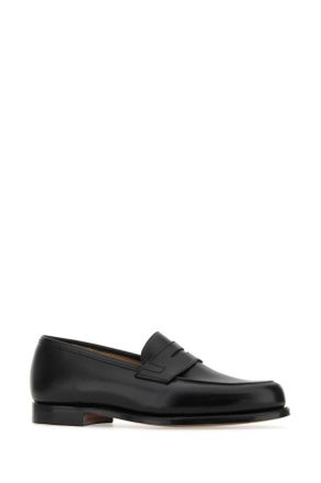 Crockett & Jones Leather Loafer - Black