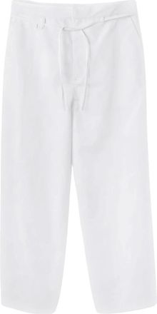 Jacquemus Marin Broek - Heren - Straight fit broeken - Wit - M - Katoen - Broeken