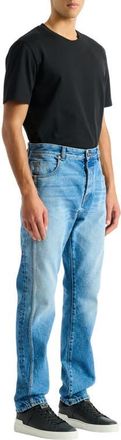 Balmain Straight-leg Blue denim jeans at Nordstrom, Size 37