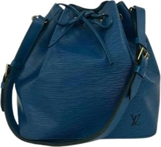 Louis Vuitton Pre-owned Bucket Bags, female, Blue, Size: ONE SIZE Pre-owned Petit Noe Epi Shoulder Bag