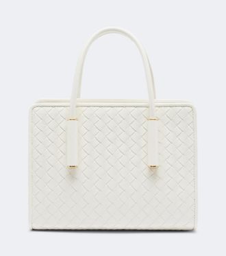 Bottega Veneta Shopper Barbara Small in pelle intrecciata
